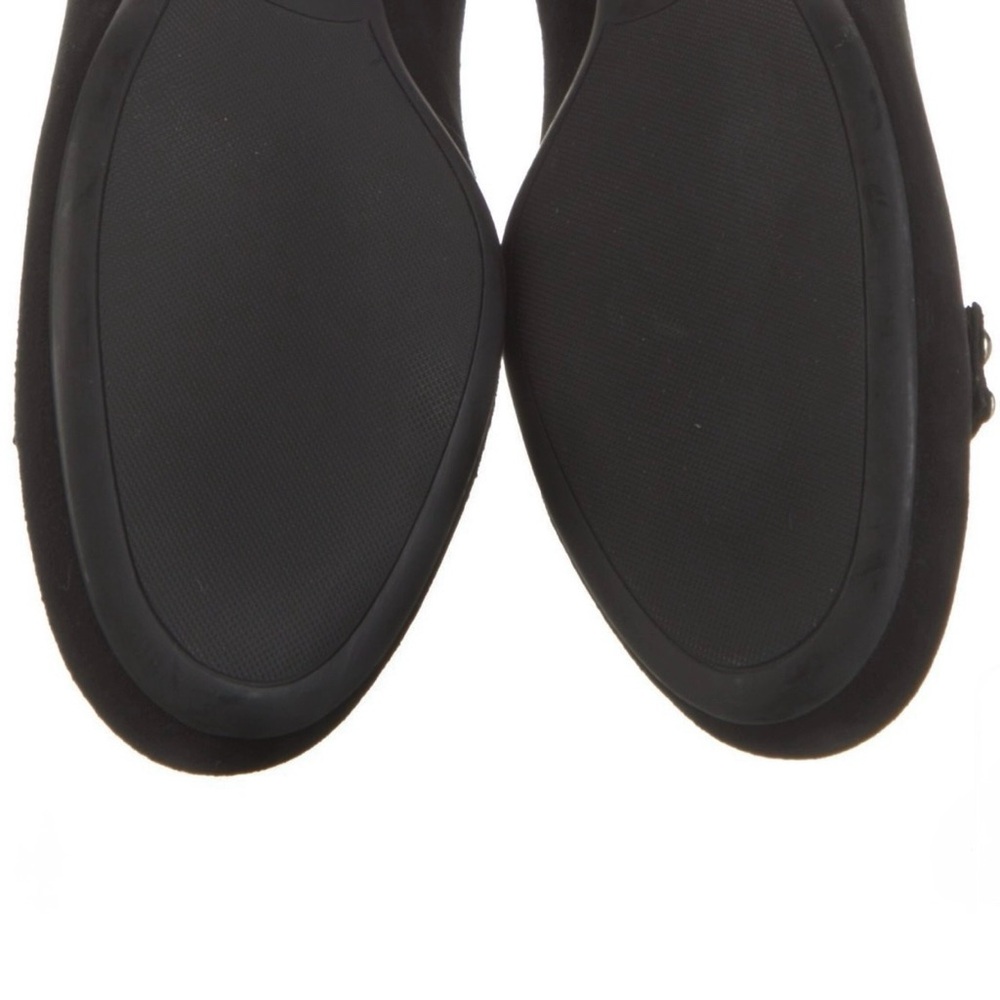 NEW Prada Women's Black Suede Ballet Flats Loafers Size: 7 / 7.5 /37.5 - Picture 15 of 15